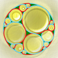 Apollonian Packing & Celtic knot