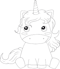 Unicorn By Tarishart Line Art