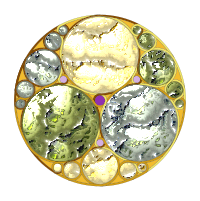 Symmetrical Apollonian Packing