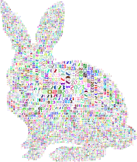 Year Of The Rabbit 2023 Colorful