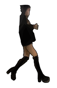 Lady in a Miniskirt