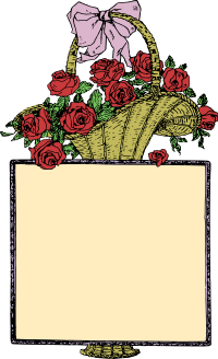 Flower Basket Frame - Colour Remix