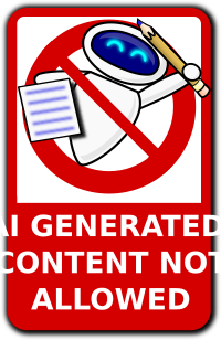 No AI generated content