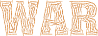 Bullets War Typography