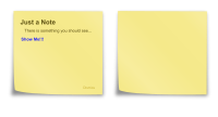 sticky note (post-it)