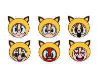 Hoodie Face Expressions 