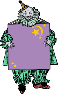 Creepy Clown Frame - Colour Remix
