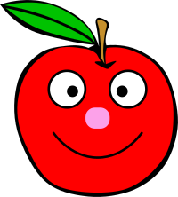Cartoon Apple
