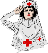 Nurse at War - Colour Remix
