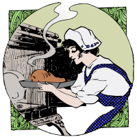 Lady Cooking - Colour Remix