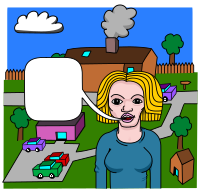 Empty speech bubble