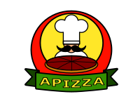 Apizza logo with Text
