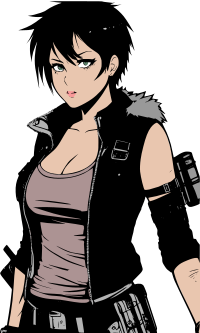 Postapocalyptic woman (remix)