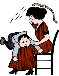 Mother Spanks her Kid - Colour Remix
