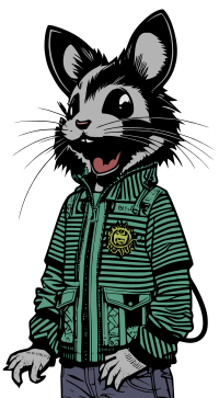 Cartoon Rat - Colour Remix