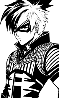 Masked anime character