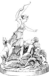 Selene (Diana, Artemis) Visits the Sleeping Youth Endymion