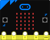 BBC micro:bit (front)