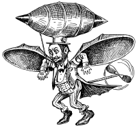 Man Trying to Fly