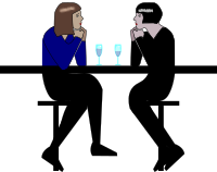 Women at a Bar