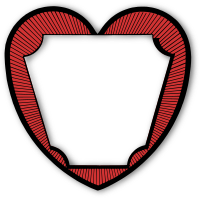 Vintage Heart Frame - Simple Colour Remix