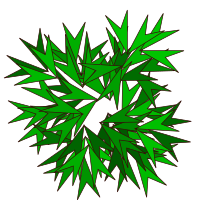 Simple Tree in Top View