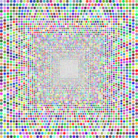 Square Circles Colorful