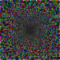 Square Circles Colorful With BG