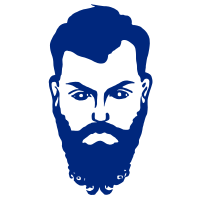 Blue Beard Man