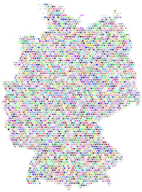 Germany Love And Peace Colorful