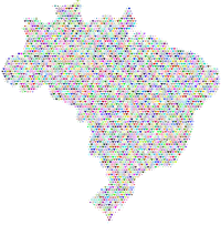 Brazil Love And Peace Colorful