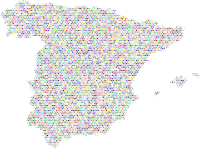 Spain Love And Peace Colorful