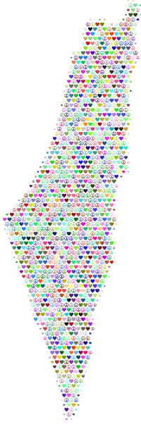 Palestine Israel Love And Peace Colorful