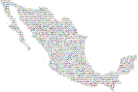 Mexico Love And Peace Colorful