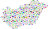 Hungary Love And Peace Colorful