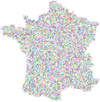 France Love And Peace Colorful