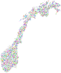 Norway Love And Peace Colorful