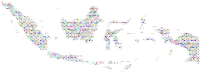 Indonesia Love And Peace Colorful