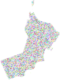 Oman Love And Peace Colorful