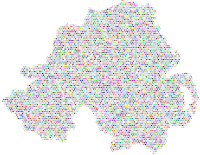 Northern Ireland Love And Peace Colorful