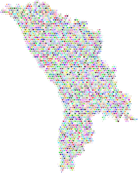 Moldova Love And Peace Colorful