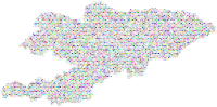 Kyrgyzstan Love And Peace Colorful