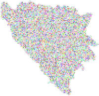 Bosnia And Herzegovina Love And Peace Colorful