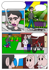 comic strip without words