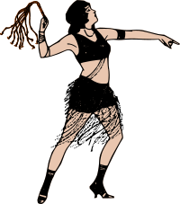 Odd Lady With Cat O' Nine Tails