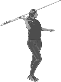 Female Spear Thrower With Legs