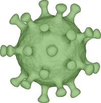 Coronavirus 3D - Green