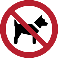 No dogs