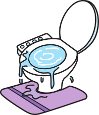Washlet Overflow Cartoon