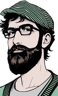Hipster Man - Colour Remix